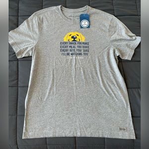 NWOT: Life Is Good - Golden Retriever Tee
